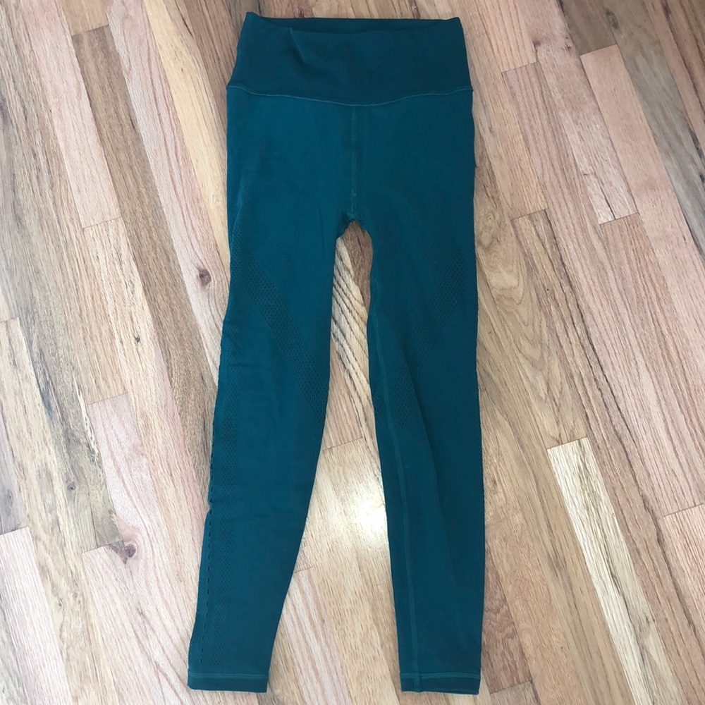 athleta emerald leggings